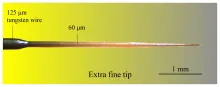 Tungsten-in-glass microelectrode extra-fine tip